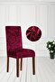 Bashtugh Chair Cover , Washable, Elastic, Velvet Fabric Chair Cover 6 Pieces a Pack. - 2
