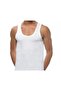 Men's White Strap Undershirt - 3 Pieces - 4