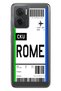 Xiaomi Redmi 10 5g Case 0.4mm Silicone Patterned Rome Airplane Ticket