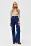 Half Turtleneck Bodysuit Blouse with Snap Fasteners - 2