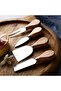 Bamboo Stainless Steel Cheese Knife Set of 4