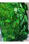Green Leaf Perforated Laser Cut First Quality Bag Curtain Supla Flake Sequin 50 gr 3 Cm