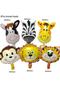 Jungle Safari Animal Balloons Set - 2