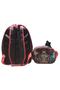 Junior High School Men's Three-Compartment Backpack and Lunch Bag St02219 - Black - Single Size - 3