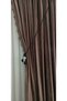 4 Ball-Shaped Background Curtain Collection Apparatus Cornice Mounting Tool Black-Ecru Ceiling Bracket Curtain Ornament - 3