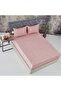 Cotton Single Bed Sheet and Pillowcase - Salmon 100X200 cm - 4