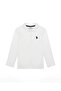 Girl's Ecru Sweatshirt Basic