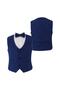 Boy's Blue Vest and Bow Tie - 3