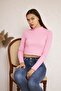 Women's Light Pink Crop Body - 2