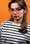 نظارات شاشة واقية باللون الأرجواني والأزرق من Lagertha Cateye - 4