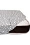 Baby And Kids Elastic Fitted Sheet 90x180 Cm (grey with Stars) - 3