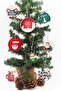 8 Pcs Plexi Christmas Ornament