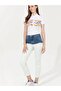 Women's Blue Polo Neck T-shirt - 3