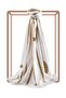 Women's Luxury Medina Silk Shawl Cream-6 - 2