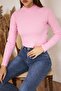 Women's Light Pink Crop Body - 6