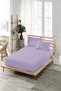 200x200 Elastic Sheet Set-Big Size-High Beds-Cotton-Polyester Fabric-lilac