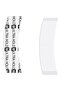 Ultra Hold™ Tape Prosthetic Hair Band Oval (''c'' - 2.0cm X 7.5cm) 36 Pieces - 2