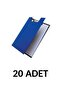 20Pcs A5 (148x210mm)Secretary File with Cover Blue