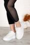 White - Freya Wmn Lace-Up Casual Women's Sports Shoes - 2