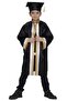 Kindergarten Graduation Cap Cube Black Gold Ecru - 2