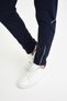 Men's Navy Blue Sweatpants Diving Fabric - 4