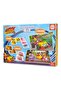 Super Pack 4 In 1 Mickey And The Roadster Racers: Domino, Identic, 2 Puzzles - 2