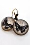 Vintage Earrings with Butterfly Motif