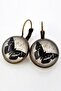 Vintage Earrings with Butterfly Motif - 2