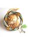 Women's Green Orange Handmade Tasseled Sand Bead Bracelet - 3