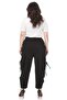 Women's Black Trousers Shalwar - 6