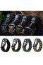 5 in 1 Outdoor Survival Paracord Bracelet Army Green - 5