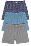 9 Pieces Boys Boxer Colored Cotton Buttoned Cuffs