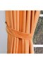 Background Curtain Orange 1-3 Tight Pleat