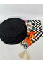 Placemat Set (Lily Pattern Runner 6 Black Color Plates) - 2