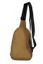 Mustard Yellow Strong Canvas Crossbody Chest and Backpack, Body Bag - 5