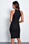 Women's Black Camisole Sleeveless Dress Yİ1567 - 3