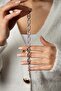 Women's Silver Button Model Bracelet - 3