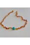 Certified Original Amber Baby Teeth Necklace 33 Cm - 2