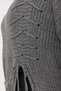 Anthracite Cross Lace Detailed Knitwear Sweater Tbbaw23An00052 - 4