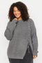 Anthracite Cross Lace Detailed Knitwear Sweater Tbbaw23An00052