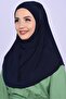 Boneli Hijab العملي باللون الأزرق الداكن - 2
