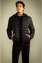 Slim Fit Hooded Water-Repellent Thermally Insulated Puffer Coat - 2
