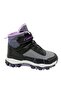 06f Leather Girl's Sneakers Boots Smoke Black Lilac - 3