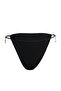 Siyah Aksesuarlı High Leg Brazilian Bikini Altı TBESS23BA00044 - 7
