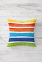 Renl Blocked Checkered Combination Hidden Zippered Throw Pillow Cover Seat Pillow Cover Set (4pcs) - 3