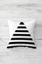 Triangle And Lines Patterned Hidden Zippered Throw Pillow Cover Sofa Pillow Cover Set(4pcs) - 5