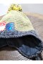Baby Boy Fleece Lace-Up Beanie 22110-07-002 0-18 Months - 2