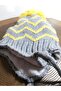 Boy's Fleece Laced Beret 22120-06-003 1-4 Years - 2