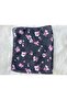 Design Black Floral Patterned Chiffon Scarf - 3