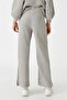 Wide Leg Slit Detailed Trousers - 4